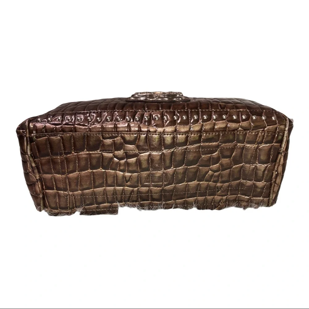 Kathy Van Zealand Large Duffle Style  Weekender Shoulder Purse Satchel Bag - Picture 16 of 16